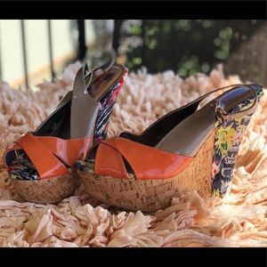 BRAND NEW Charlotte Russe Wedges Sz 10